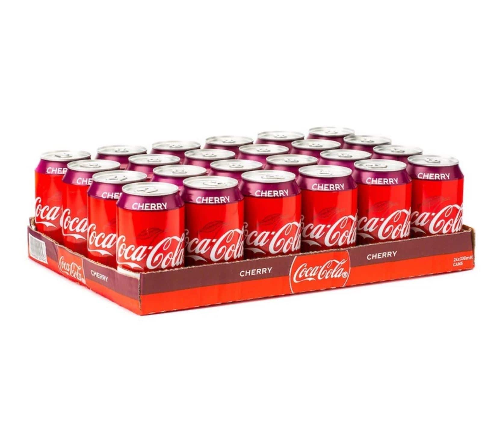 Buy Coca Cola Cherry 24x330ml Refreshing Cherry Flavored Soda Worldwide Delivery Pantry 0250