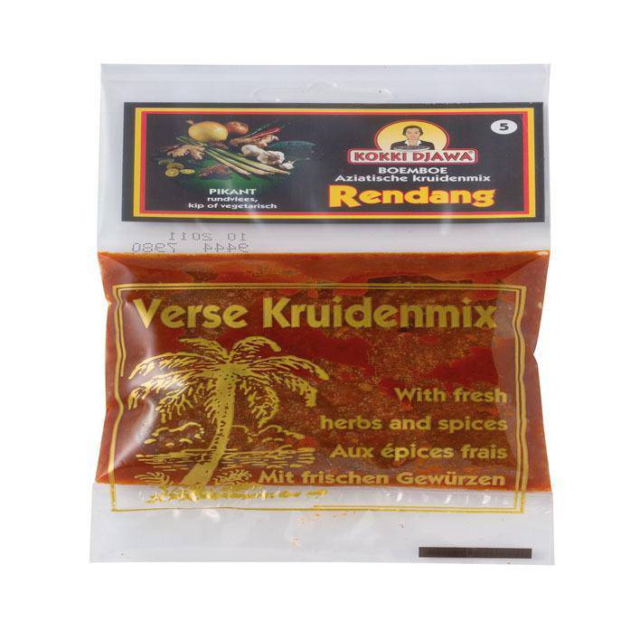 Kokki Djawa Mix Rendang - Authentic Indonesian Spice Blend for ...