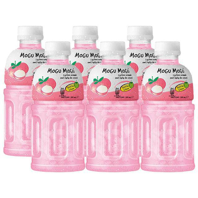 Mogu Mogu Nata De Coco Orange Flavour 6x320ml