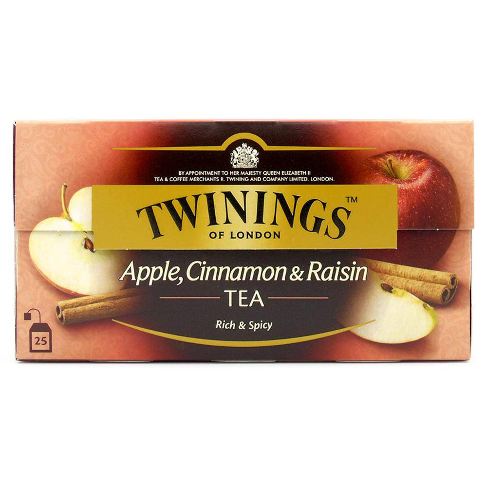 Twinings Tè alla mela, cannella e uvetta, confezione da 25, Ordina in  linea